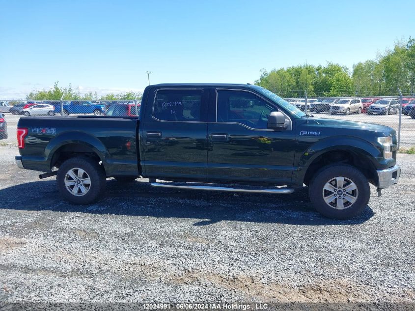 2016 Ford F150 Supercrew VIN: 1FTFW1EF9GFC42188 Lot: 12024991