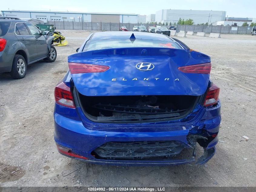 2020 Hyundai Elantra VIN: KMHD84LF6LU946937 Lot: 12024992