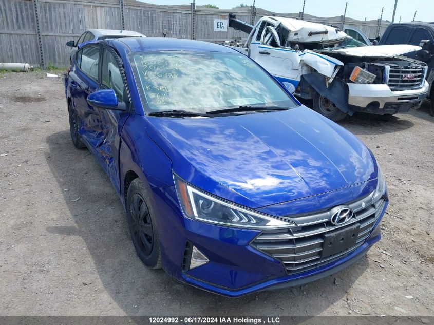 2020 Hyundai Elantra VIN: KMHD84LF6LU946937 Lot: 12024992