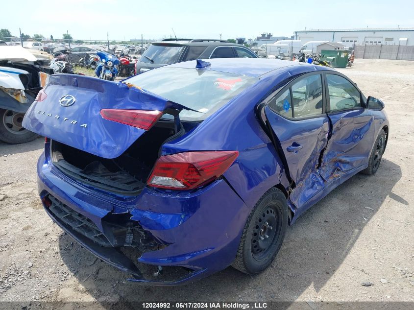 2020 Hyundai Elantra VIN: KMHD84LF6LU946937 Lot: 12024992