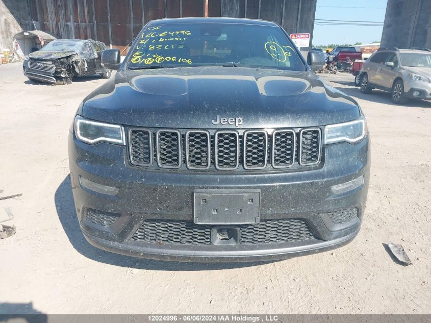 2021 Jeep Grand Cherokee Overland VIN: 1C4RJFCG6MC833662 Lot: 12024996