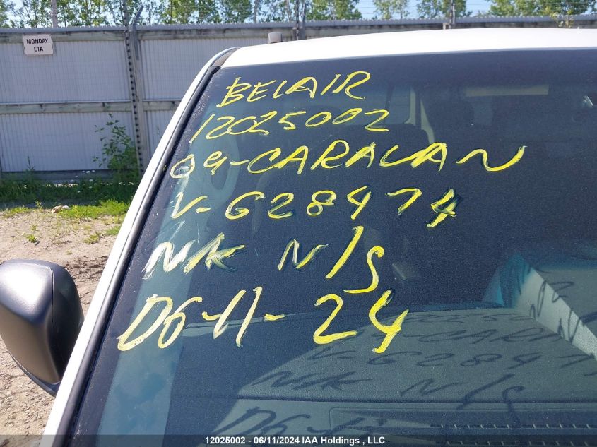 2009 Dodge Grand Caravan VIN: 2D8HN44E89R628474 Lot: 12025002