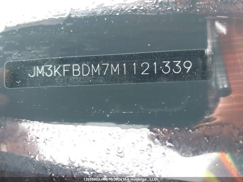 2021 Mazda Cx-5 VIN: JM3KFBDM7M1121339 Lot: 12025003