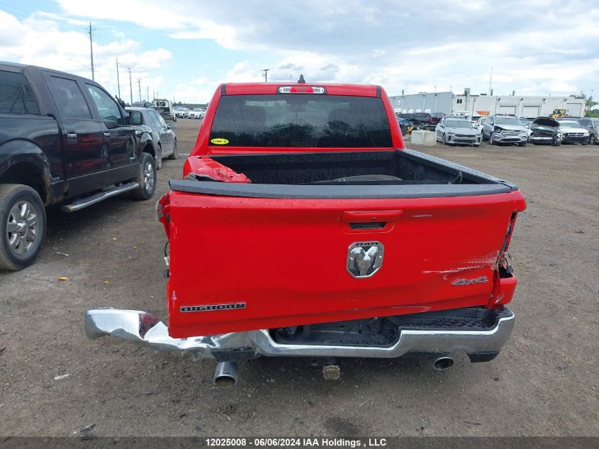 2022 Ram 1500 Big Horn/Lone Star VIN: 1C6RRFFTXNN326344 Lot: 12025008