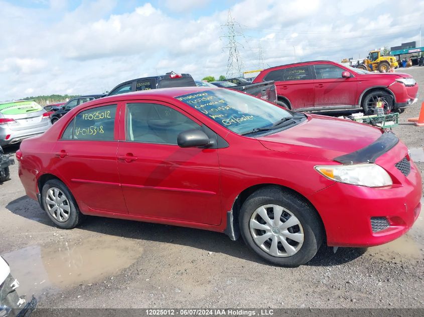 2009 Toyota Corolla Le VIN: 2T1BU40E19C015318 Lot: 12025012