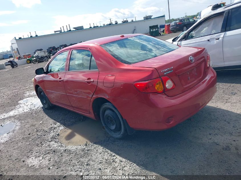 2009 Toyota Corolla Le VIN: 2T1BU40E19C015318 Lot: 12025012