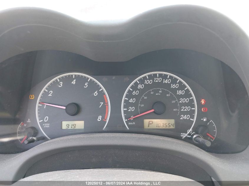 2009 Toyota Corolla Le VIN: 2T1BU40E19C015318 Lot: 12025012