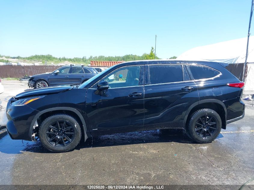 2023 Toyota Highlander Hybrid Limited/Hybrid Platinum VIN: 5TDXBRCH8PS578076 Lot: 12025020