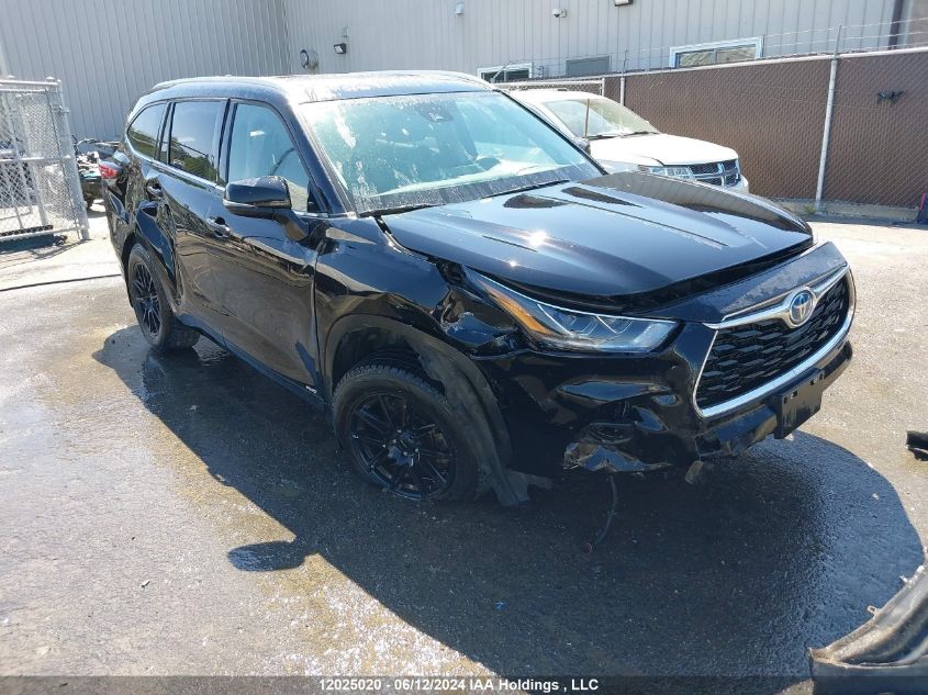 2023 Toyota Highlander Hybrid Limited/Hybrid Platinum VIN: 5TDXBRCH8PS578076 Lot: 12025020