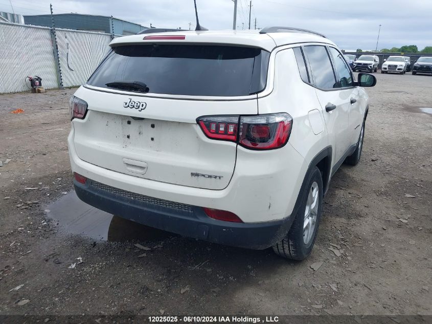 2021 Jeep Compass VIN: 3C4NJCAB6MT567763 Lot: 12025025