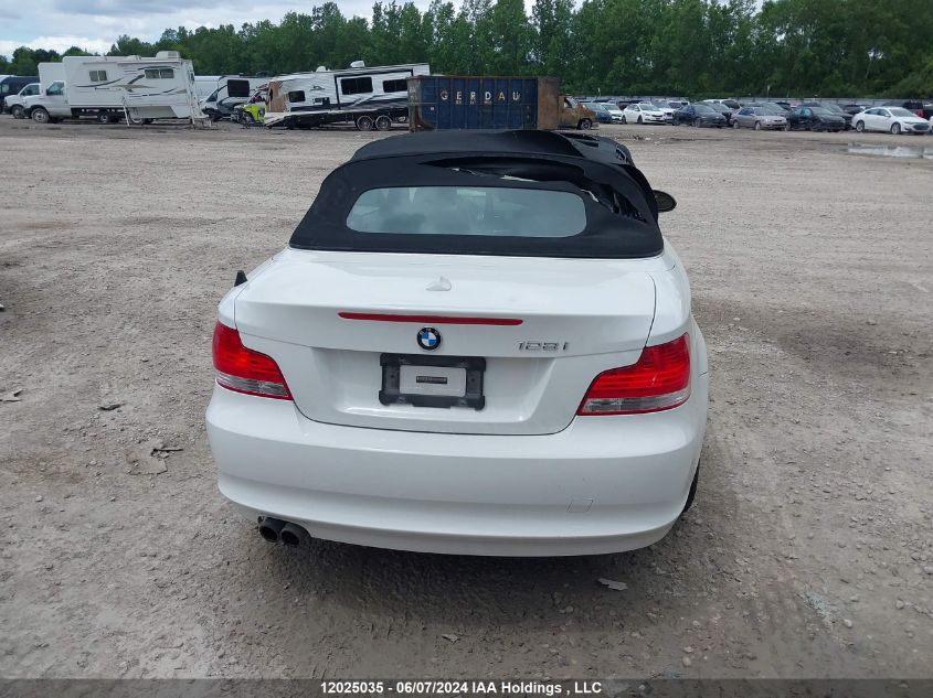 2009 BMW 128 I VIN: WBAUL735X9VE86616 Lot: 12025035