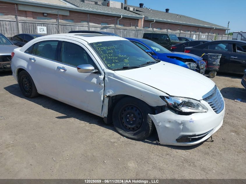 2012 Chrysler 200 Limited VIN: 1C3CCBCG4CN170334 Lot: 12025059