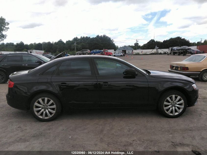 2013 Audi A4 VIN: WAUDFCFL9DN038609 Lot: 12025060