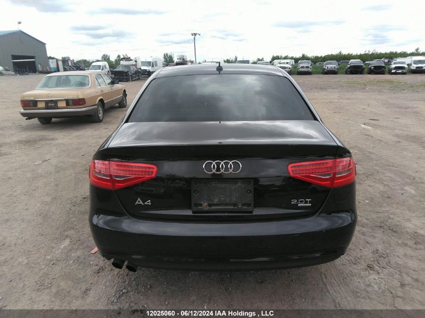 2013 Audi A4 VIN: WAUDFCFL9DN038609 Lot: 12025060