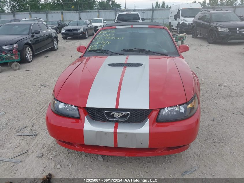 2000 Ford Mustang Gt VIN: 1FAFP45X8YF165439 Lot: 12025067