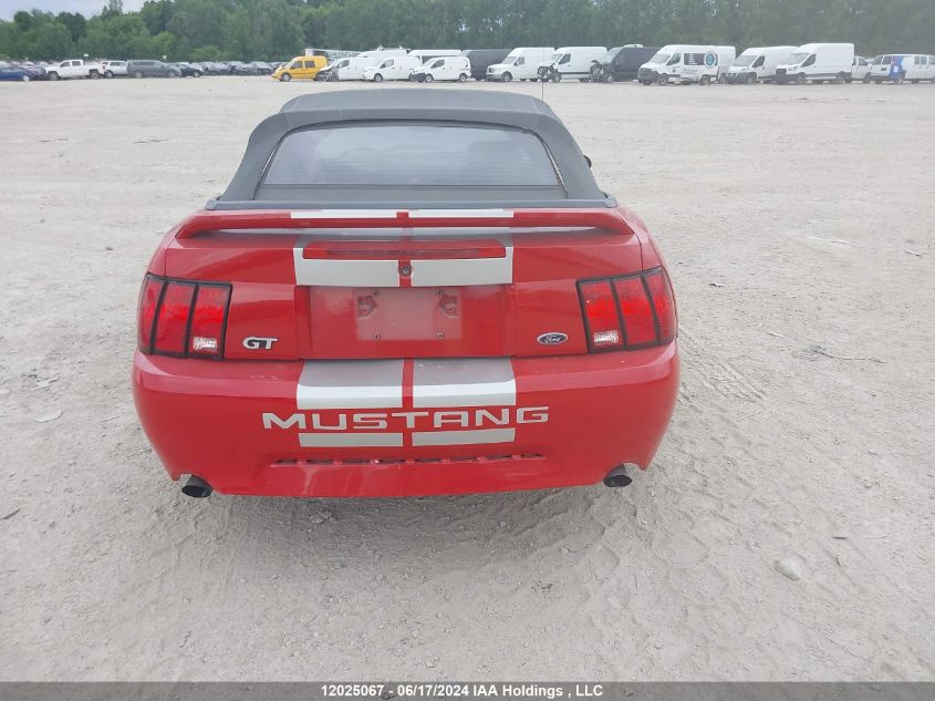 2000 Ford Mustang Gt VIN: 1FAFP45X8YF165439 Lot: 12025067