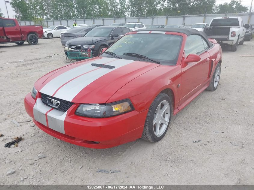 2000 Ford Mustang Gt VIN: 1FAFP45X8YF165439 Lot: 12025067