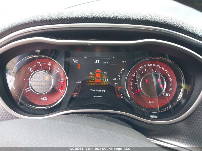 2019 Dodge Challenger Srt Hellcat VIN: 2C3CDZC93KH666580 Lot: 12025068