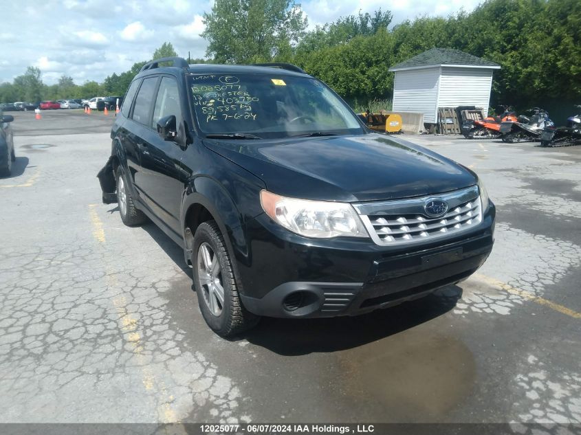 2012 Subaru Forester VIN: JF2SHCBC3CH403780 Lot: 12025077