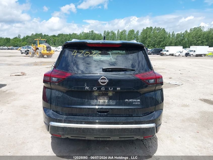 2024 Nissan Rogue VIN: JN8BT3DD3RW250281 Lot: 12025093