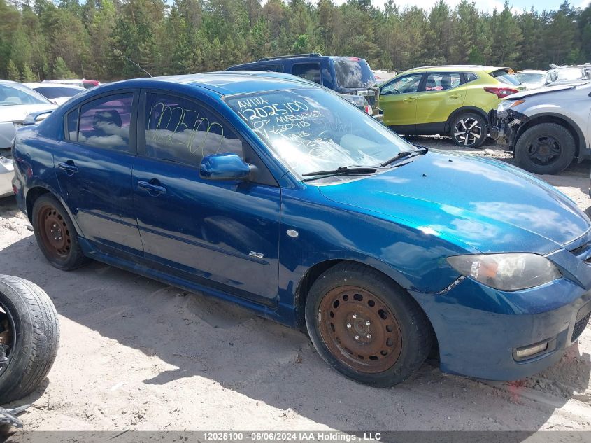 2007 Mazda Mazda3 VIN: JM1BK323571630418 Lot: 12025100