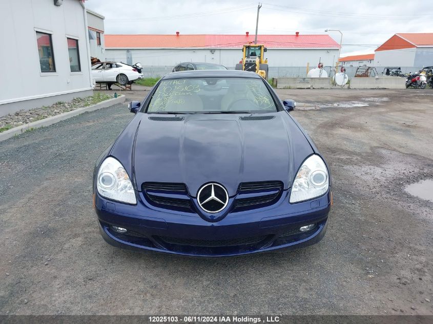 2007 Mercedes-Benz Slk-Class VIN: WDBWK54F47F161909 Lot: 12025103