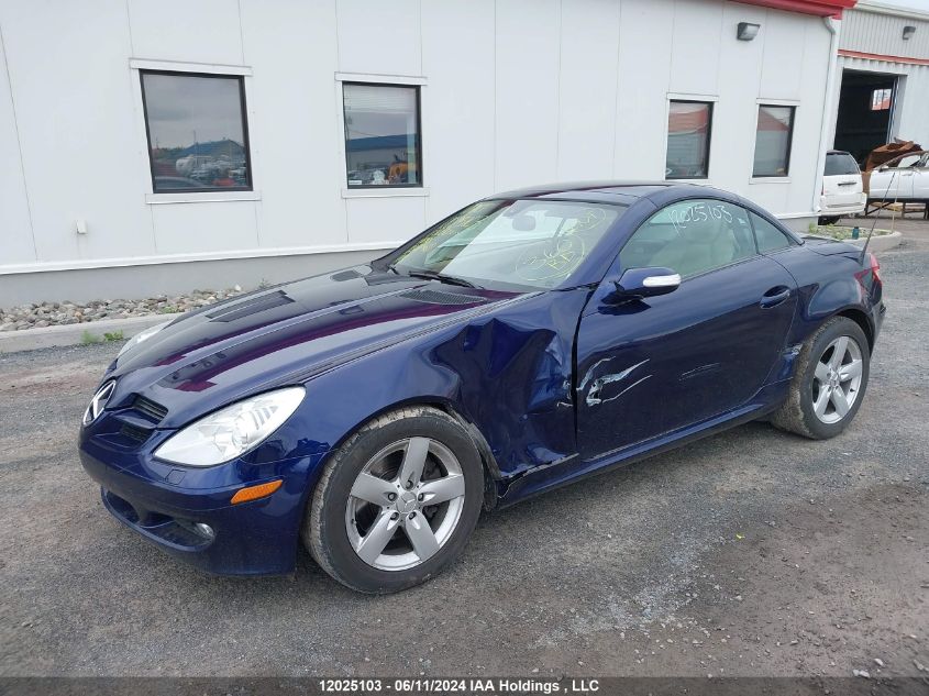 2007 Mercedes-Benz Slk-Class VIN: WDBWK54F47F161909 Lot: 12025103