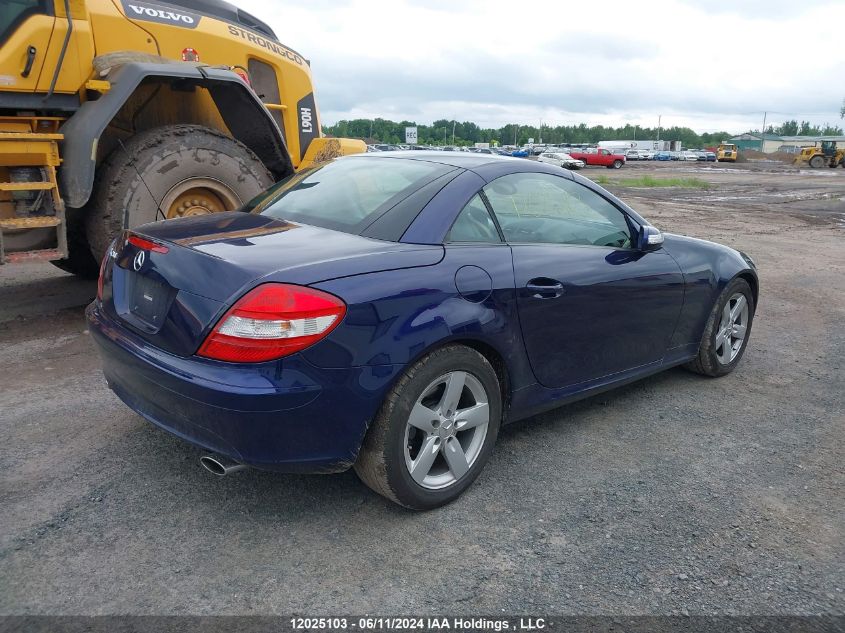 2007 Mercedes-Benz Slk-Class VIN: WDBWK54F47F161909 Lot: 12025103