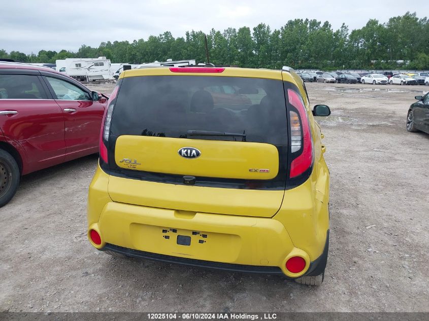 2016 Kia Soul VIN: KNDJP3A5XG7275212 Lot: 12025104