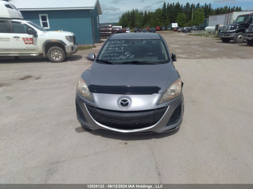 2011 Mazda Mazda3 VIN: JM1BL1UF6B1369088 Lot: 12025122