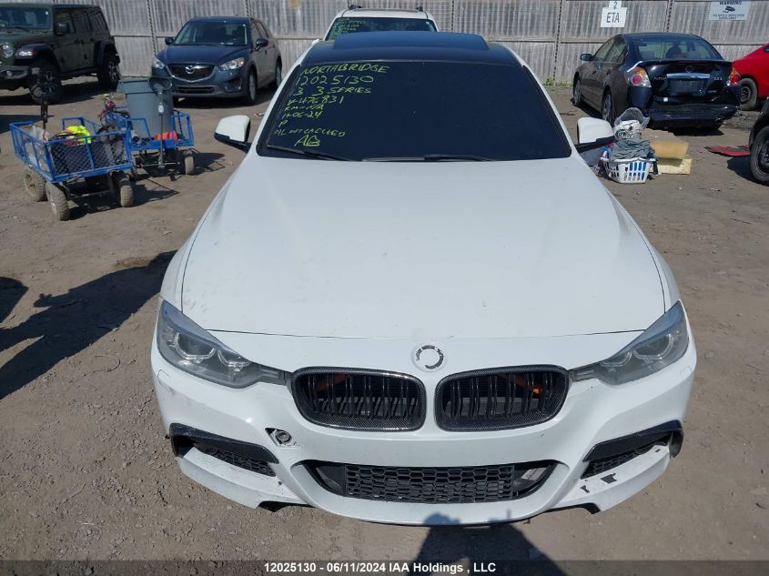2013 BMW 3 Series VIN: WBA3A9C51DF476831 Lot: 12025130