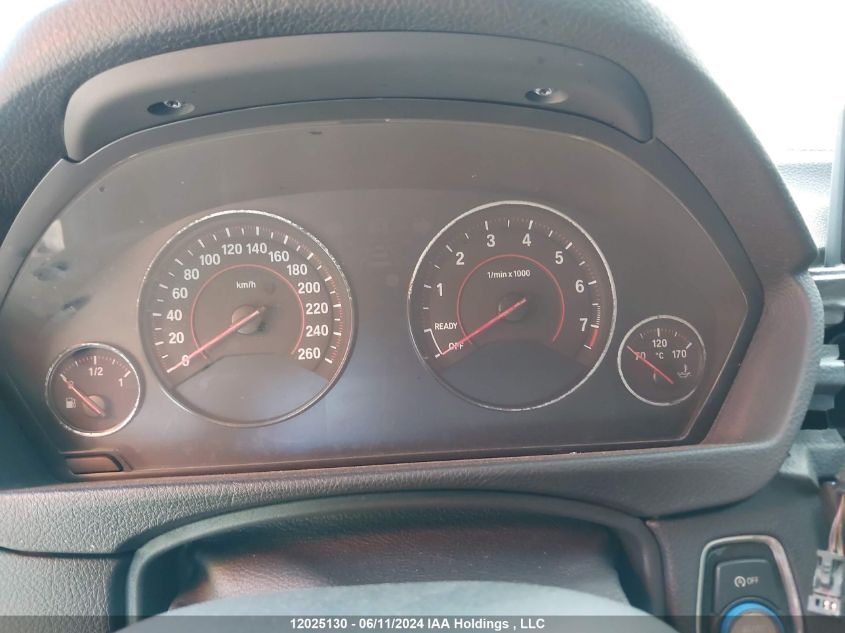 2013 BMW 3 Series VIN: WBA3A9C51DF476831 Lot: 12025130