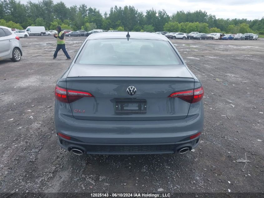 2024 Volkswagen Jetta Gli VIN: 3VW2T7BU1RM072020 Lot: 12025143