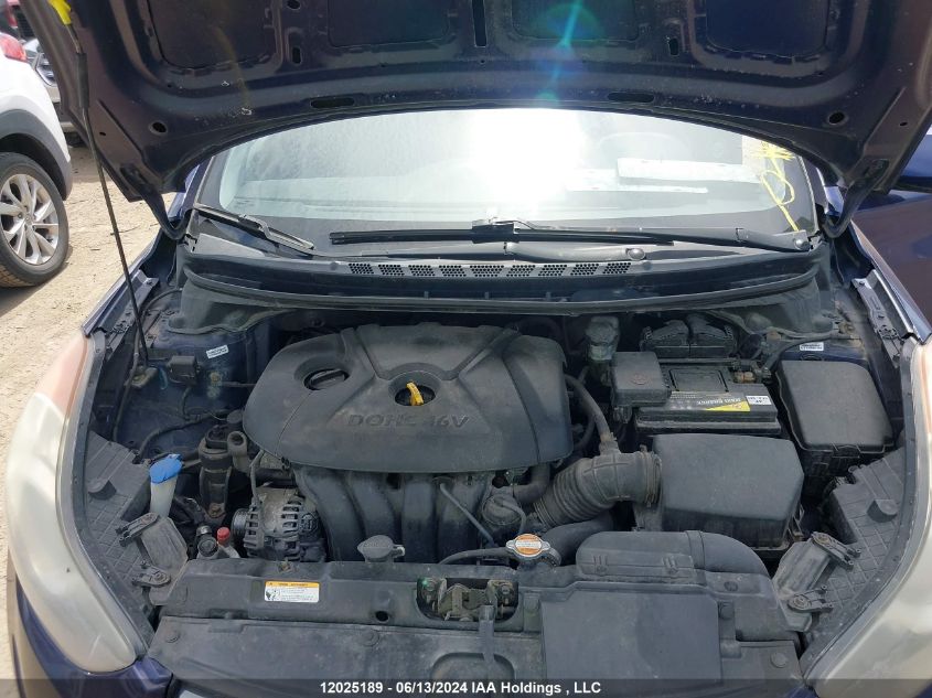 2012 Hyundai Elantra Gls VIN: 5NPDH4AE4CH071219 Lot: 12025189