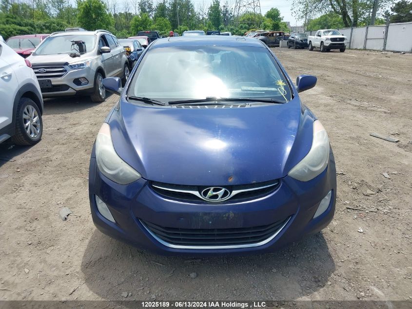 2012 Hyundai Elantra Gls VIN: 5NPDH4AE4CH071219 Lot: 12025189