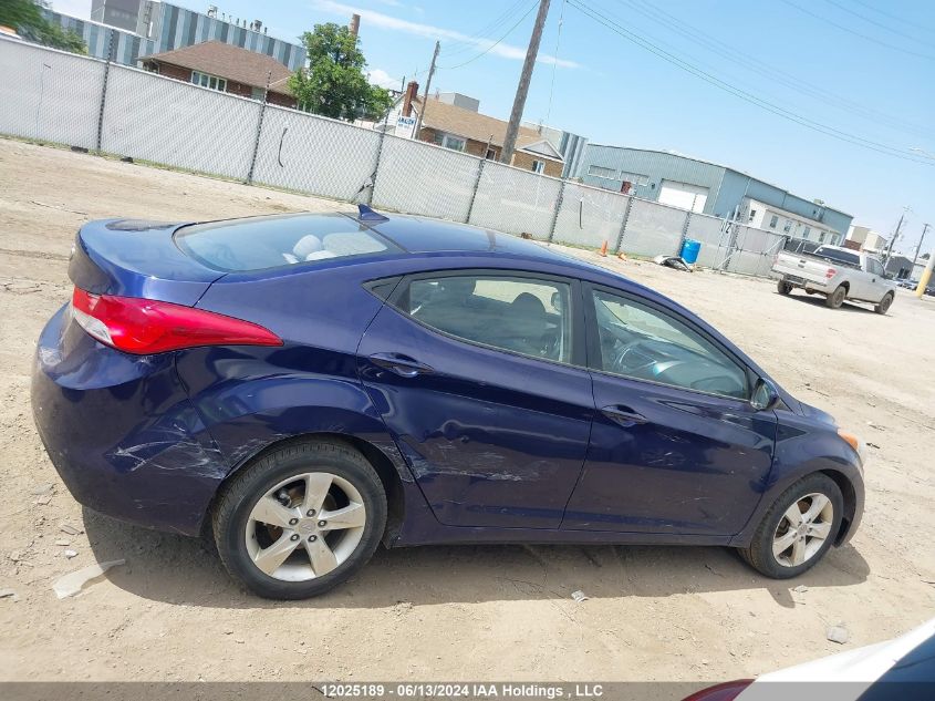 2012 Hyundai Elantra Gls VIN: 5NPDH4AE4CH071219 Lot: 12025189