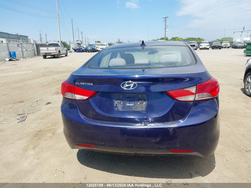 2012 Hyundai Elantra Gls VIN: 5NPDH4AE4CH071219 Lot: 12025189