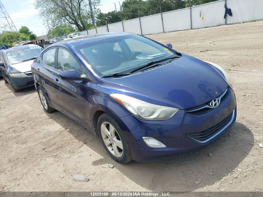 2012 Hyundai Elantra Gls VIN: 5NPDH4AE4CH071219 Lot: 12025189