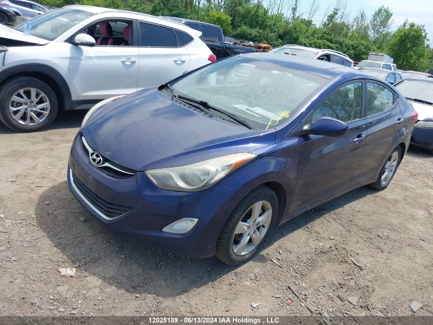 2012 Hyundai Elantra Gls VIN: 5NPDH4AE4CH071219 Lot: 12025189