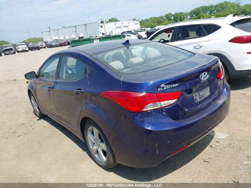 2012 Hyundai Elantra Gls VIN: 5NPDH4AE4CH071219 Lot: 12025189