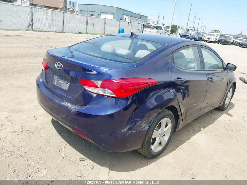 2012 Hyundai Elantra Gls VIN: 5NPDH4AE4CH071219 Lot: 12025189