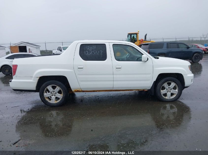 2011 Honda Ridgeline VIN: 5FPYK1F53BB501370 Lot: 12025217