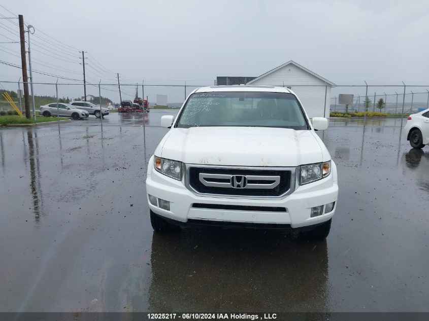 2011 Honda Ridgeline VIN: 5FPYK1F53BB501370 Lot: 12025217