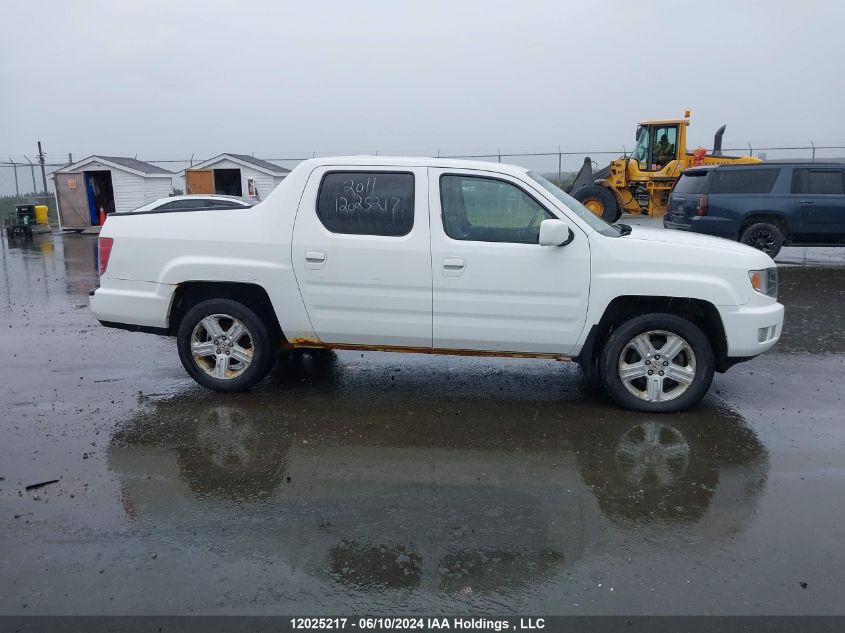 2011 Honda Ridgeline VIN: 5FPYK1F53BB501370 Lot: 12025217