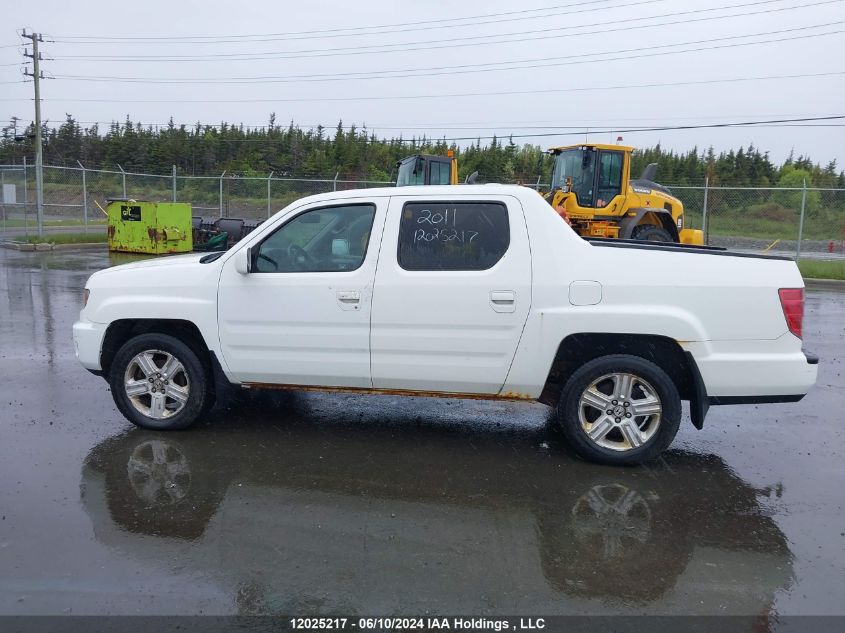 2011 Honda Ridgeline VIN: 5FPYK1F53BB501370 Lot: 12025217