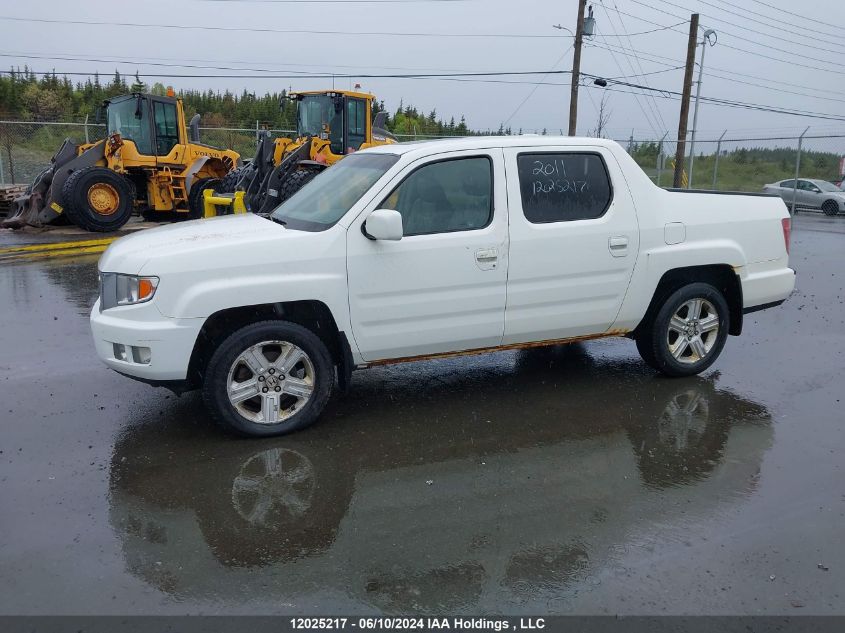 2011 Honda Ridgeline VIN: 5FPYK1F53BB501370 Lot: 12025217