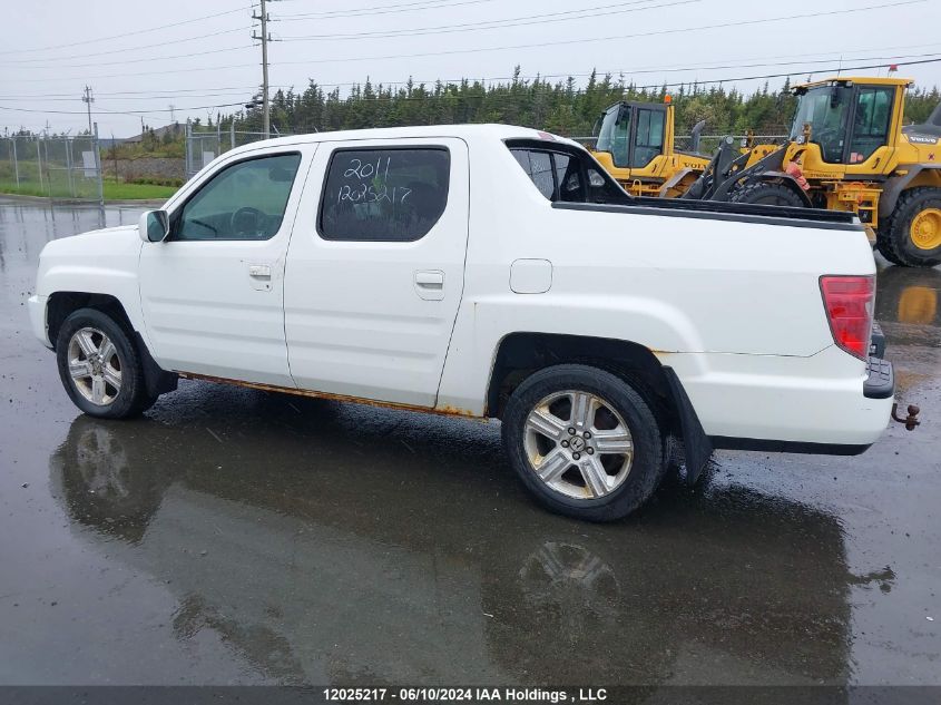 2011 Honda Ridgeline VIN: 5FPYK1F53BB501370 Lot: 12025217