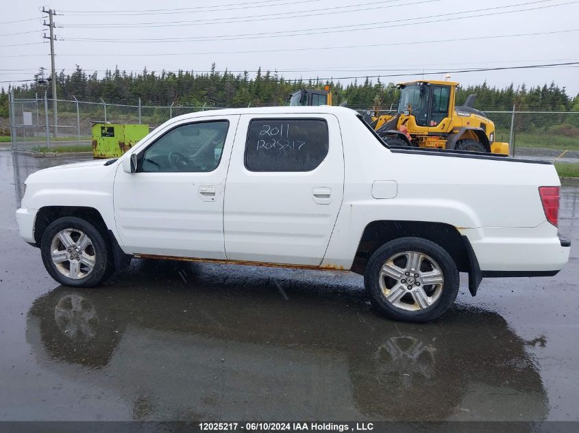 2011 Honda Ridgeline VIN: 5FPYK1F53BB501370 Lot: 12025217