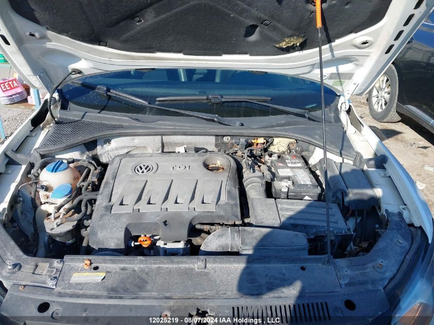 2012 Volkswagen Passat VIN: 1VWCN7A32CC100214 Lot: 12025219