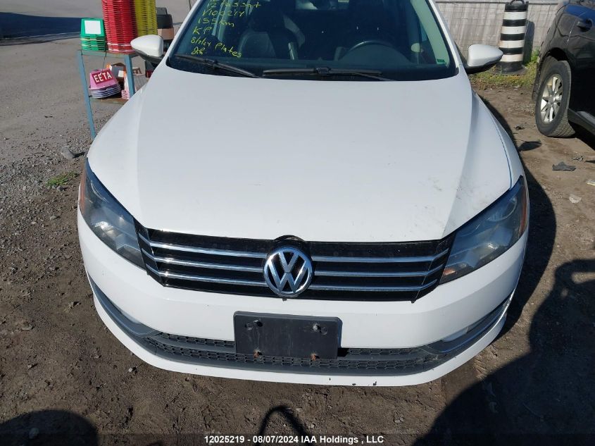 2012 Volkswagen Passat VIN: 1VWCN7A32CC100214 Lot: 12025219
